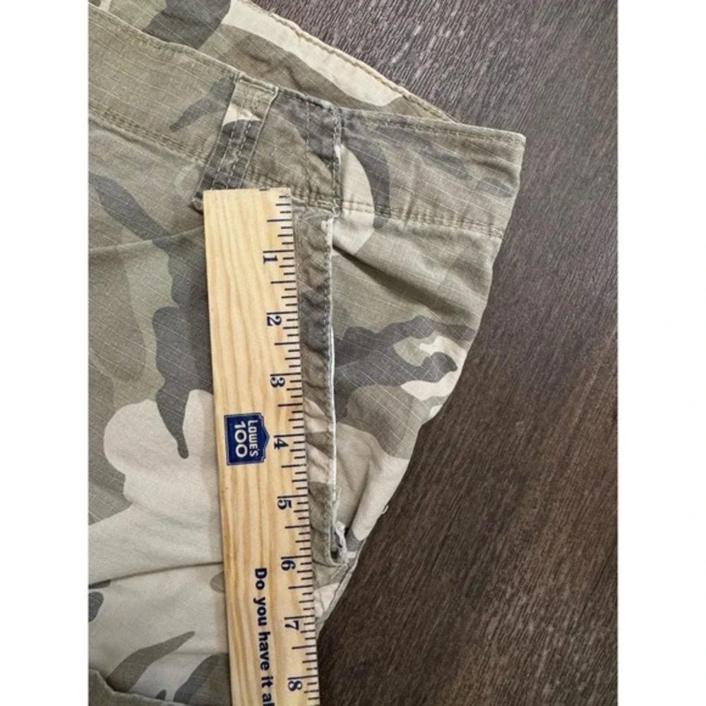 Wrangler Camo Cargo Shorts Mens 42 Relaxed Fit Loose Utility Outdoors Green Army